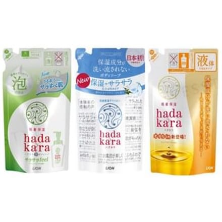 LION - Hadakara Foam Body Soap Smooth Feel - 440ml Refill
