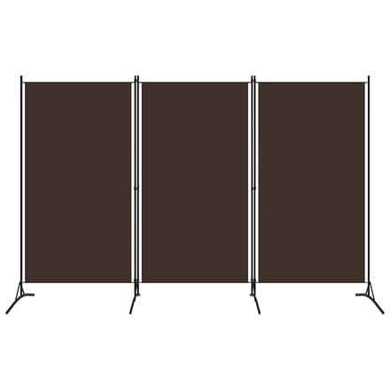 vidaXL - Kamerscherm - met - 3 - panelen - 260x180 - cm - bruin