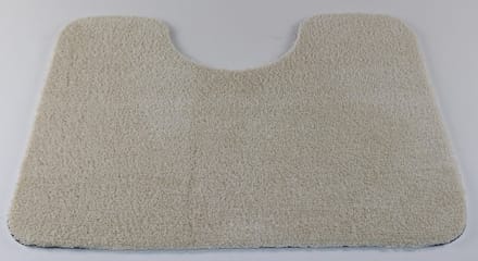 PRIMA - Soft - WC mat - ivoor - wit - 50x60cm - antislip - met uitsparing 21cm