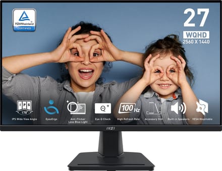 MSI Pro MP275Q computermonitor 68,6 cm (27 inch) 2560 x 1440 pixels WQHD LED zwart