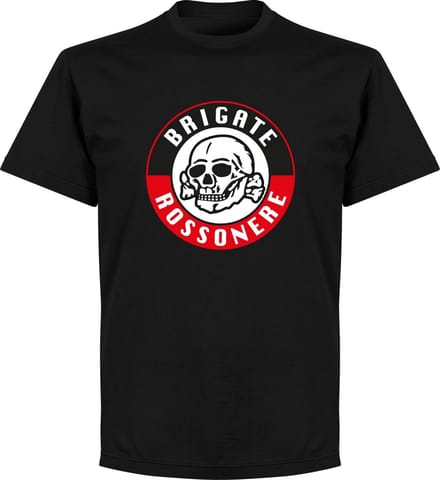 Brigate Rossonere T-shirt - Zwart - S