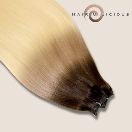 Genius Weft | Europees Haar | #4/18/60 Ombre, Lengte-50cm/20", Gewicht-20 gram