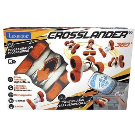 Crosslander® - Oplaadbare en Programmable Radio Controlled Stunt Car met verlichting met polsbesturing
