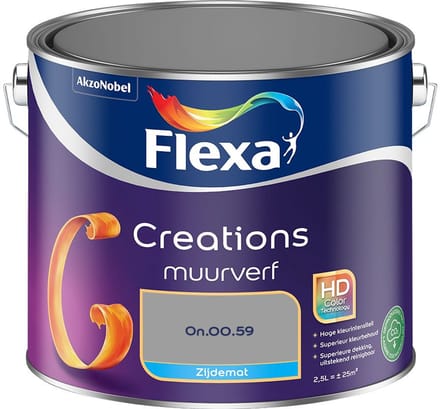 Flexa - Creations Muurverf Zijdemat - On.00.59 - Mengverf - 2,5 L