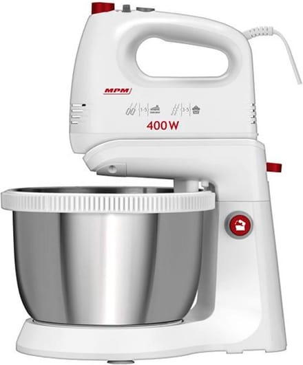 Kneedmachine met Roterende Kom (3.5L) - 400W - 5 Snelheden + Turbo - Inox Accessoires