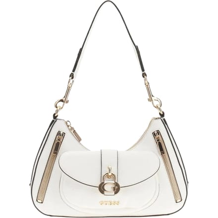 GUESS schoudertas Jessa Shoulder Bag White crème