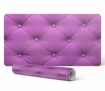 Beschermende decoratieve mat voor bureau, gewatteerd meubelpatroon, 100x50 cm