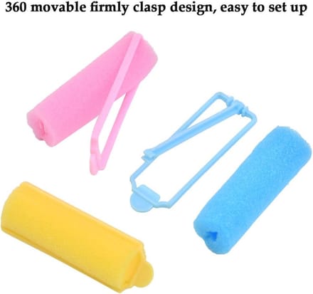 haarrollen - Sponge, curlers,foam rubber curlers, krulspelden van schuimrubber, 36 stuks