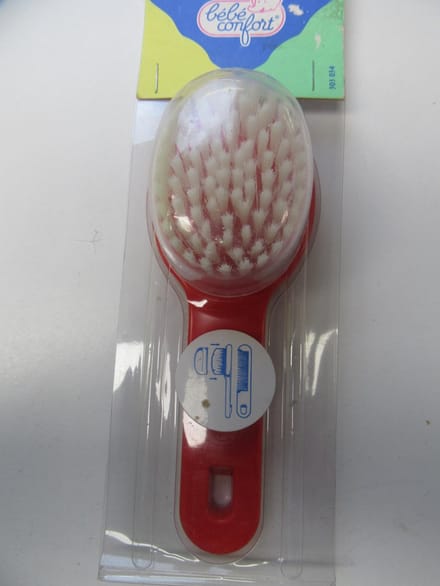 bebe confort , baby borstel + kam , rood