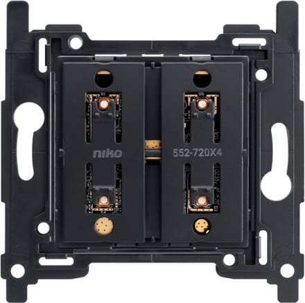 Niko Draadloze schakelaar met batterij, viervoudig, Zigbee®