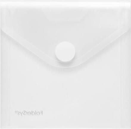 Enveloptas Foldersys CD PP transparant Cd Velcro Omslag