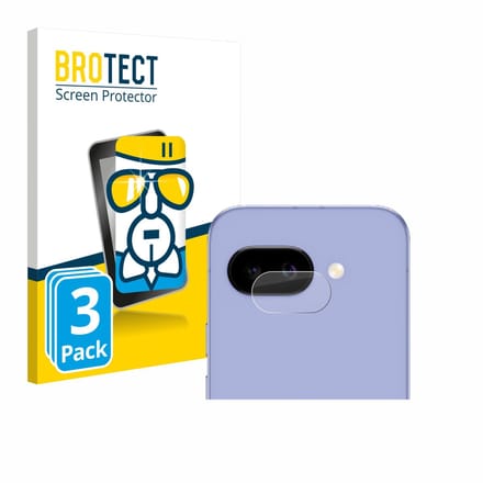 Screenprotector 3 Stuks voor Google Pixel 9a (ALLEEN Camera Lens) Beschermglas transparant
