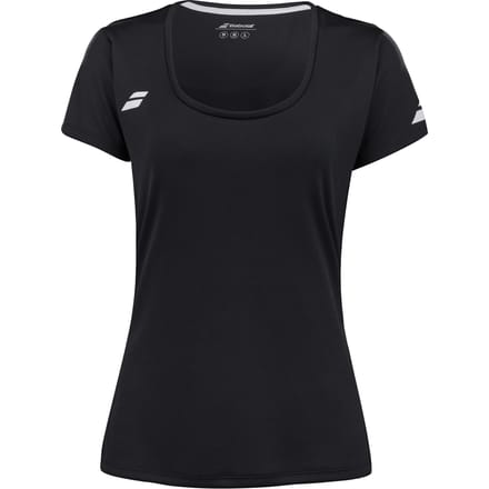 Babolat Play Cap Sleeve T-shirt Dames-Zwart