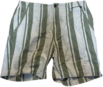 Cast iron korte broek - Wit / Groen - Maat W29