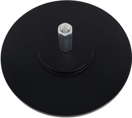 Zuignap - Zuigkop Hefzuiger - DIY Projecten - Hoge Adsorbeerbaarheid - 12 cm diameter M8 - Zwart