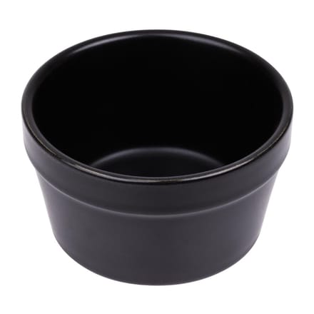 Olympia stapelbare ramekin mat zwart 95mm - 6 stuk(s)
