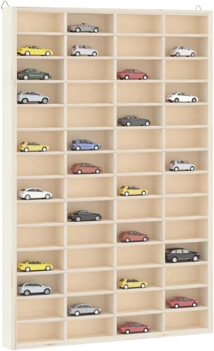 AMA® Vitrinekast met Glas - Vitrinekast Hangend - Vitrinekast - Hout - 40x5x60cm