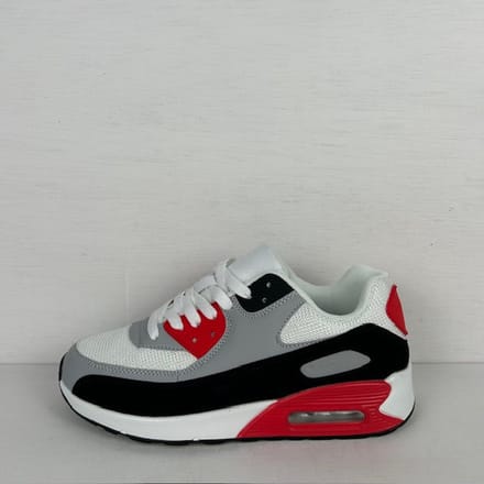 Gave air sneakers wit rood (verkrijgbaar van maat 36 t/m maat 45) Rood / 44