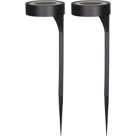 Luxform AYR Orange - Solar Tuinlampen 2 stuks - LED - Zwart