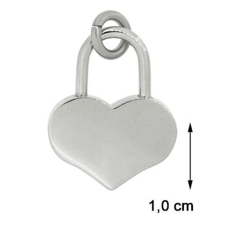 Blinx Jewels Stalen Hanger Hartje Slot
