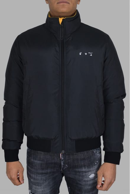 Off-White Off-White omkeerbare jas zwart