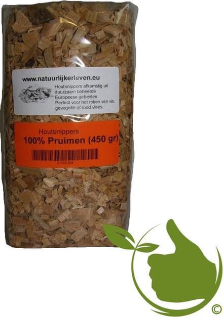 Houtsnippers voor roken en grillen (100% Pruimen)