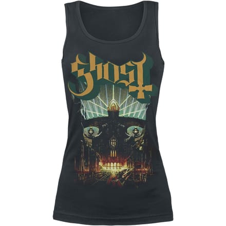 Ghost Top - Meliora - S tot XXL - voor Vrouwen - zwart
