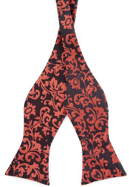 Bloemenprint Vlinderdas