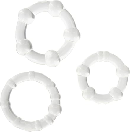 Scala Stay Hard - 3 stuks - Cockring - Transparant