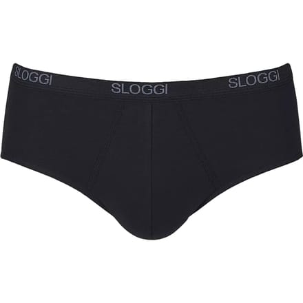 sloggi  - Maat M - men Basic Heren Midi slip - Zwart