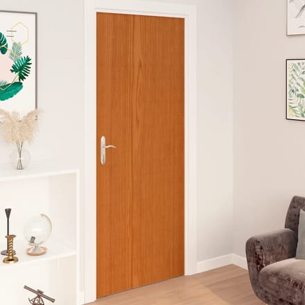 vidaXL - Deurfolies - zelfklevend - 4 - st - 210x90 - cm - PVC - lichteikenkleurig