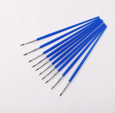 10 Delige Set - professionele Schilderkwasten - Hobbyschilderen - S