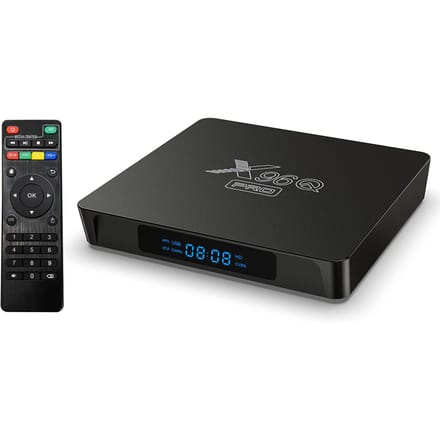 X96Q PRO Android 10.0 Smart TV Box UHD 4K Mediaspeler Allwinner H313 Quad-core H.265 2.4G&5G WiFi EU-16G