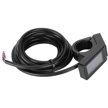 Fiets Fiets Lithium Batterij Conversie LCD4 LCD Instrument Connector 24V 36V 48V Universeel black