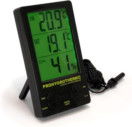 Digitale Thermo-Hygrometer voor Binnen en Buiten met Max/Min Geheugen