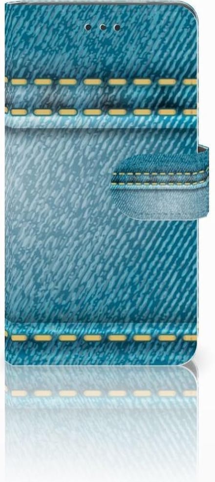 Nokia 7 Wallet Case met Pasjes Jeans