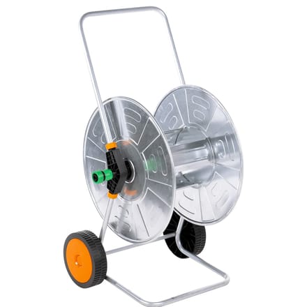 vidaXL - Tuinslangkar - voor - 110 - m - 1/2" - of - 80 - m - 3/4" - slang - staal