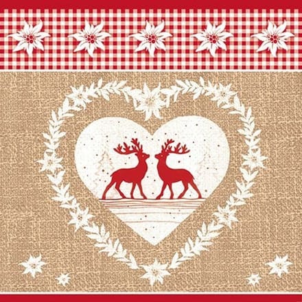 Ambiente - Lunch servetten - Deer Love Nature