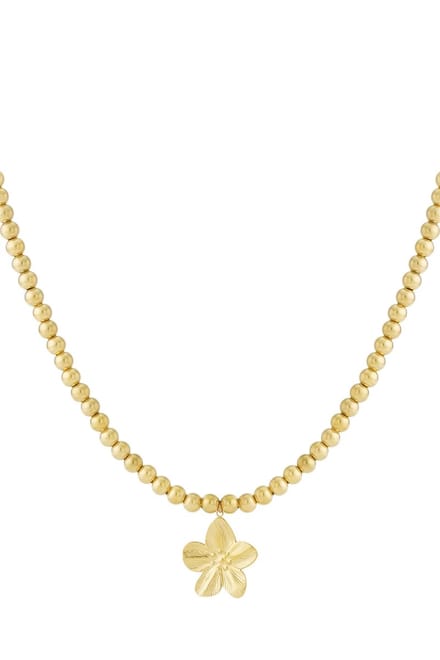 Parelketting - Edel steel - Goud - Dames - Sieraden - Cadeau - Sinterklaas - Kerst - Moeder
