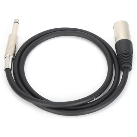 6,35 mm XLR Mannelijk naar TRS Jack Microfoonlijn Microfoonkabel voor Microfoons Luidsprekers Podium 3 Meters