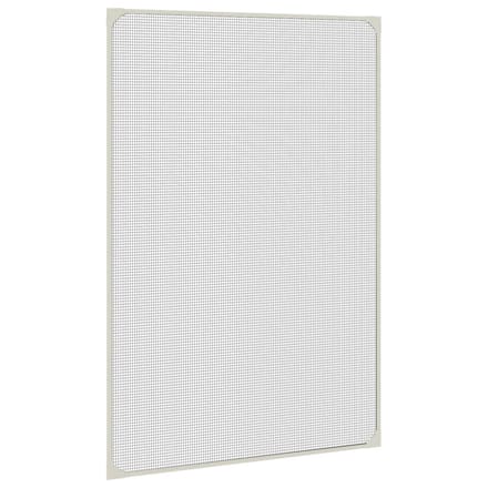 vidaXL - Insectenhor - voor - ramen - magnetisch - 80x120 - cm - wit