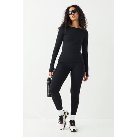 Dames DSGN Studio Ultra Contour Naadloze Hoge Taille Legging | Zwart | Maat: Medium