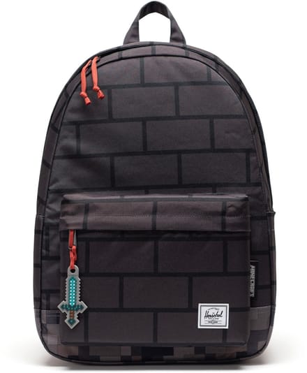 Herschel vrijetijdsrugzak rugzak Minecraft Classic Backpack 30L The Nether donkergrijs