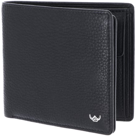 Golden Head Leren portemonnee Capri RFID Protect Scheintasche 1134 Schwarz zwart