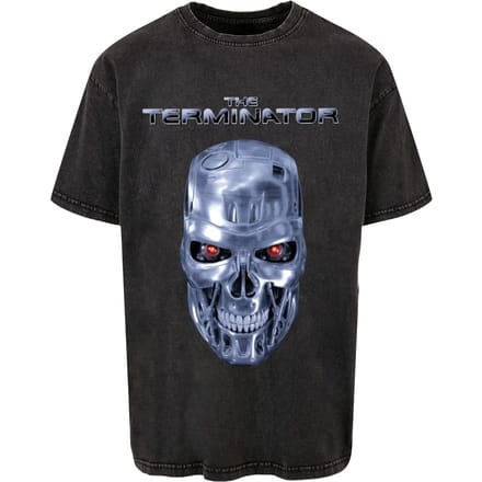 Merchcode The Terminator - I'll Be Back Oversize Heren Tshirt - M - Zwart