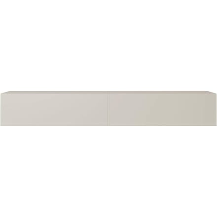 SELSEY TV-meubel - 200 cm - taupe (grijsbeige) - BISIRA
