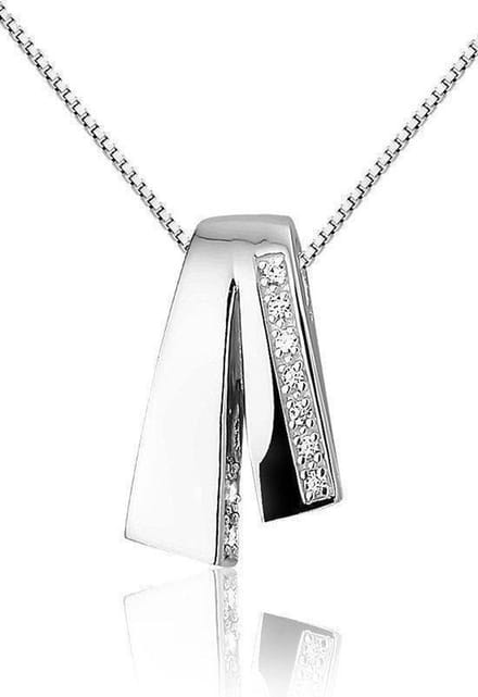 Montebello ketting Sandy - 925 Zilver Gerhodineerd - 12x21mm - 45cm