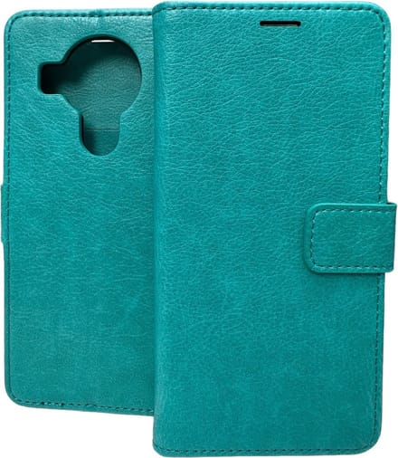Portemonnee Book Case Hoesje Geschikt voor: Nokia 3.4 - Mintgroen