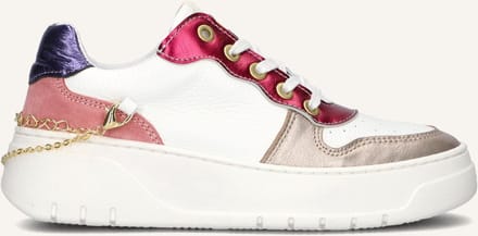 Develab 41882 Lage sneakers - Leren Sneaker - Meisjes - Goud - Maat 38