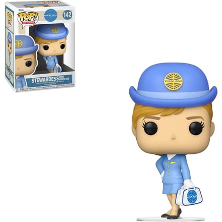 Pan Am Stewardess with White Bag Funko Pop! Vinyl